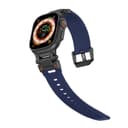 Black Blue | Stainless Steel Interface | TPU Soft Strap