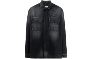 OFF WHITE SS21 Denim Jackets Dark Gray