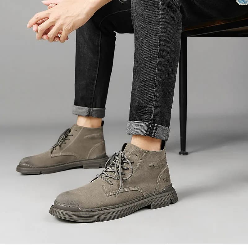 SATCHI SPORT Short Martin Boot Dark Brown