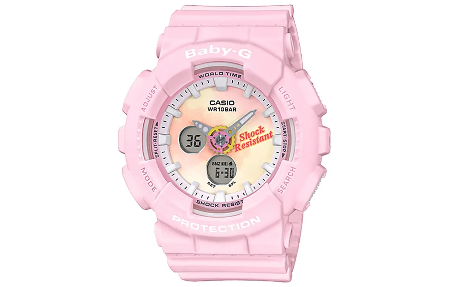CASIO BABYG Red Watch BA120TG4A Pink Gold Dial