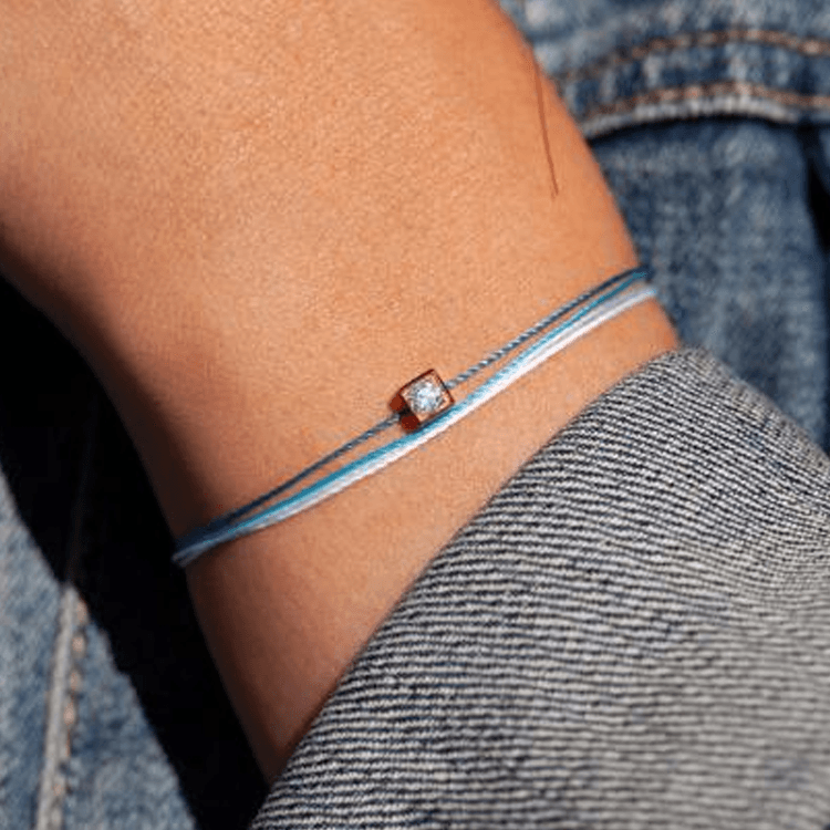 Redline 18K Rose Gold Diamond Bracelets Red