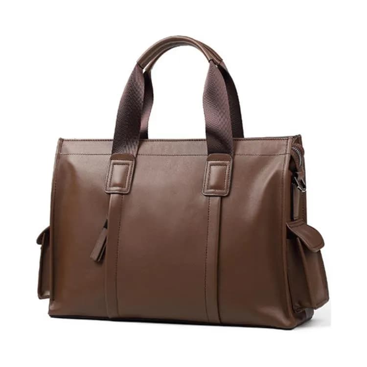 SWISS MILITARY Grain Cow Handbag, Briefcase, Crossbody Bag, Shoulder Bag Tubas Black
