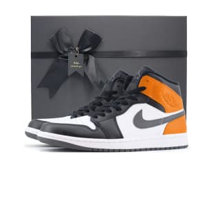 Jordan Air Jordan 1 Mid Vintage Black White Orange