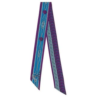 HERMES Silk Blue