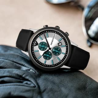 EMPORIO ARMANI Three Eye Chronograph Watch