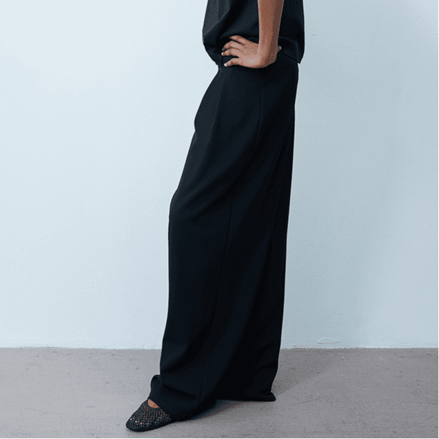 H&M Suit Trousers Black