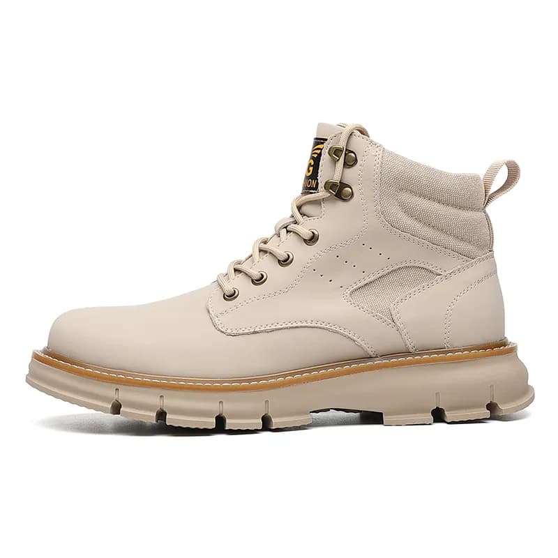 Chibang Short Martin Boot Ecru