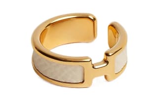 HERMES Olympe Clip On Earrings Gold