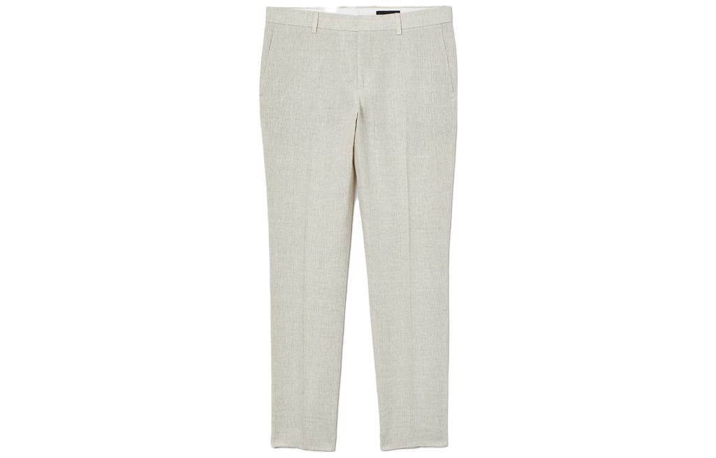 H&M Suit Trousers Light Mixed Beige Light Mixed Beige