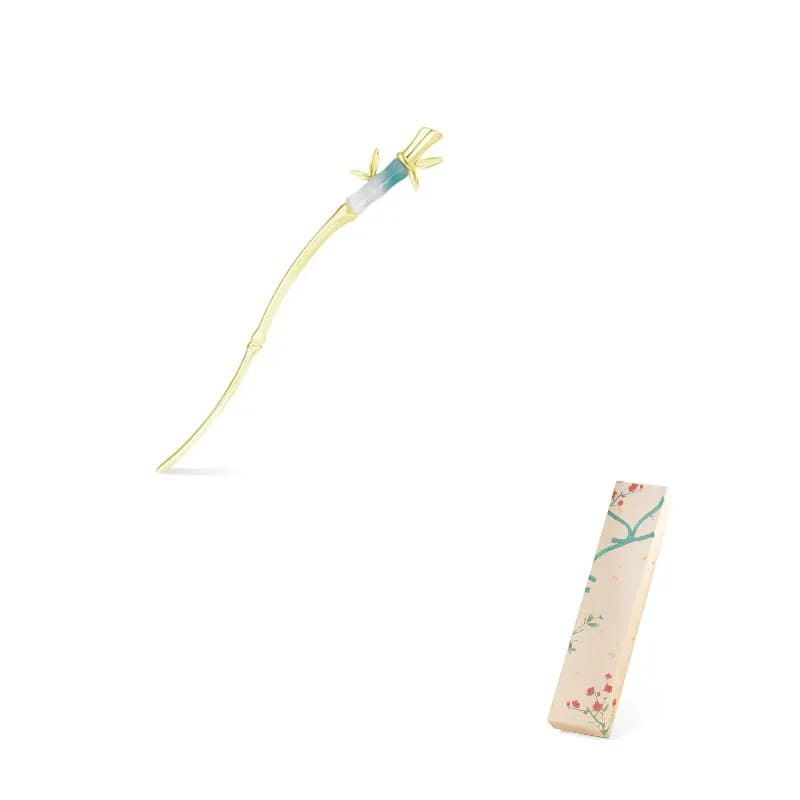 Gold Bamboo Hairpin