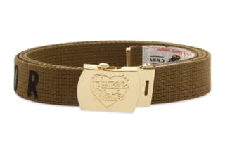HUMAN MADE Belt Olive Brown Width: 3cm