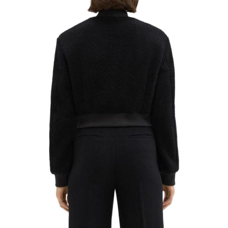 THEORY Baseball Jacket Black