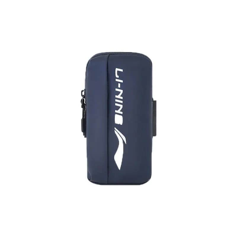 LiNing Fabric Cell Phone Pocket Arm Bag Cell Phone Pouch Medium Black/Navy Blue/Pink/Gray Navy Blue