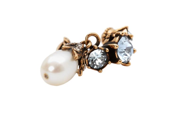 Alexander McQueen ClipOn Earrings Gold