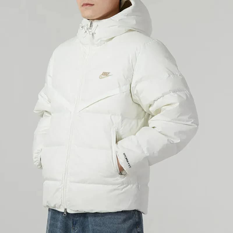Nike Down Jacket White Shopping Bag Included