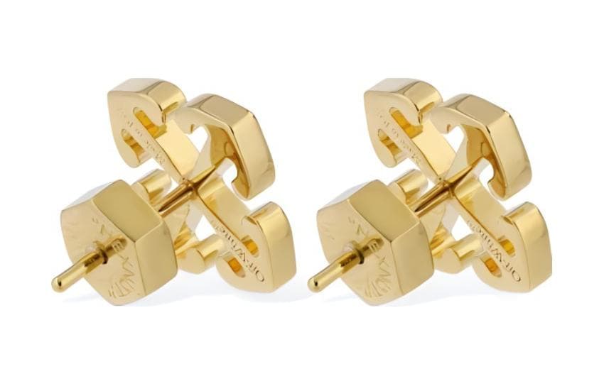 OFF WHITE Mini Arrow Earrings