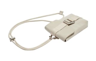 ZARA Polyester One Shoulder Crossbody Cell Phone Pouch Mini Sandy Brown