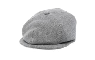 Tagliatore Virgin Wool Polyamide Berets Gray