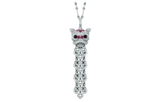 Qeelin 18K White Gold Pendants Silver