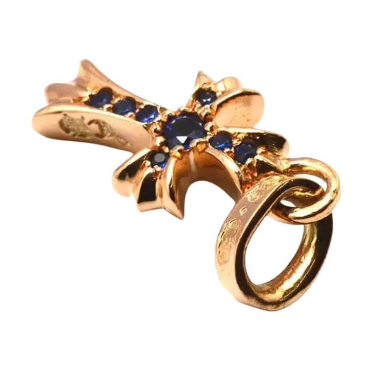Chrome Hearts Sapphire Pendants Gold