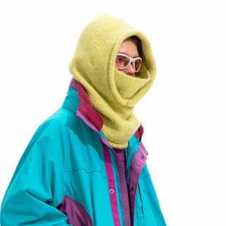 NOTHOMME Knitted Fabric Hats Hood