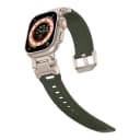 Titanium green|stainless steel interface|TPU soft strap