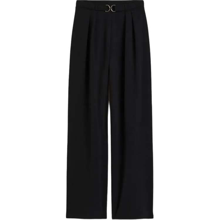 H&M Suit Trousers Black Black