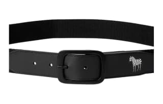 Paul Smith Zebra Logo Belt Black