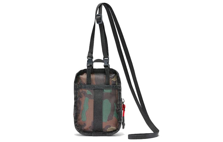 Jordan Nylon Fabric Crossbody Bag With Cell Phone Pouch Shoulder Bag Army Green