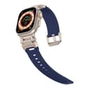 Titanium blue|stainless steel interface|TPU soft strap