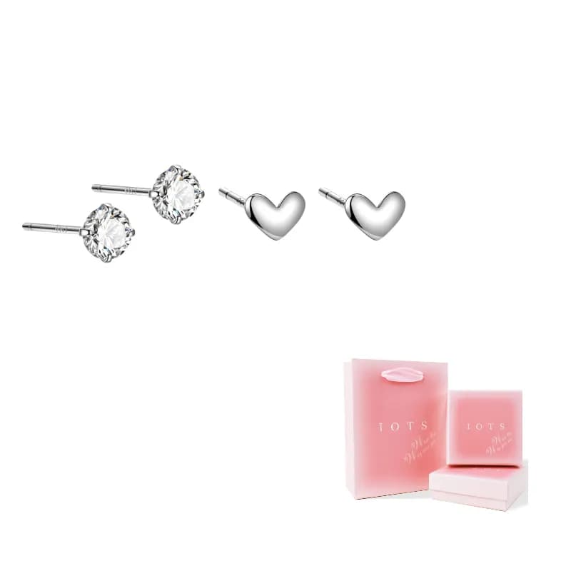 Combo Set Stud Earrings[S999 Fine Silver]