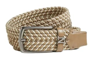 Zegna Braided Buckle Belt