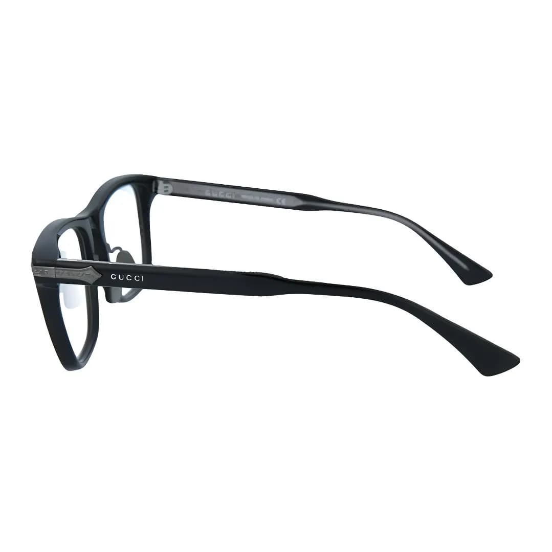 GUCCI Acetate Rectangular Eyeglass Frames Black