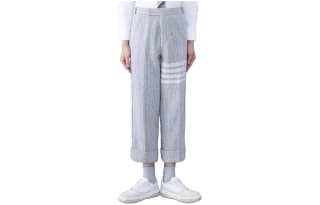 THOM BROWNE 4 Bar Cotton Tweed Trousers