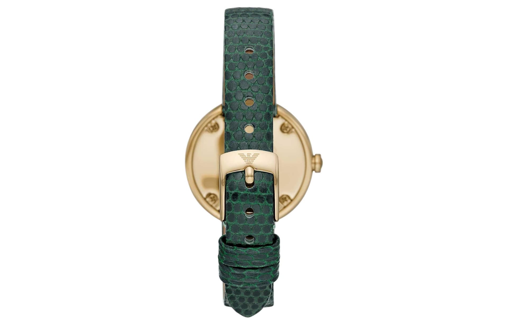 EMPORIO ARMANI Wrist Watch Quartz Movement Strap 30mm Green Dial Watch AR11419 NLP
