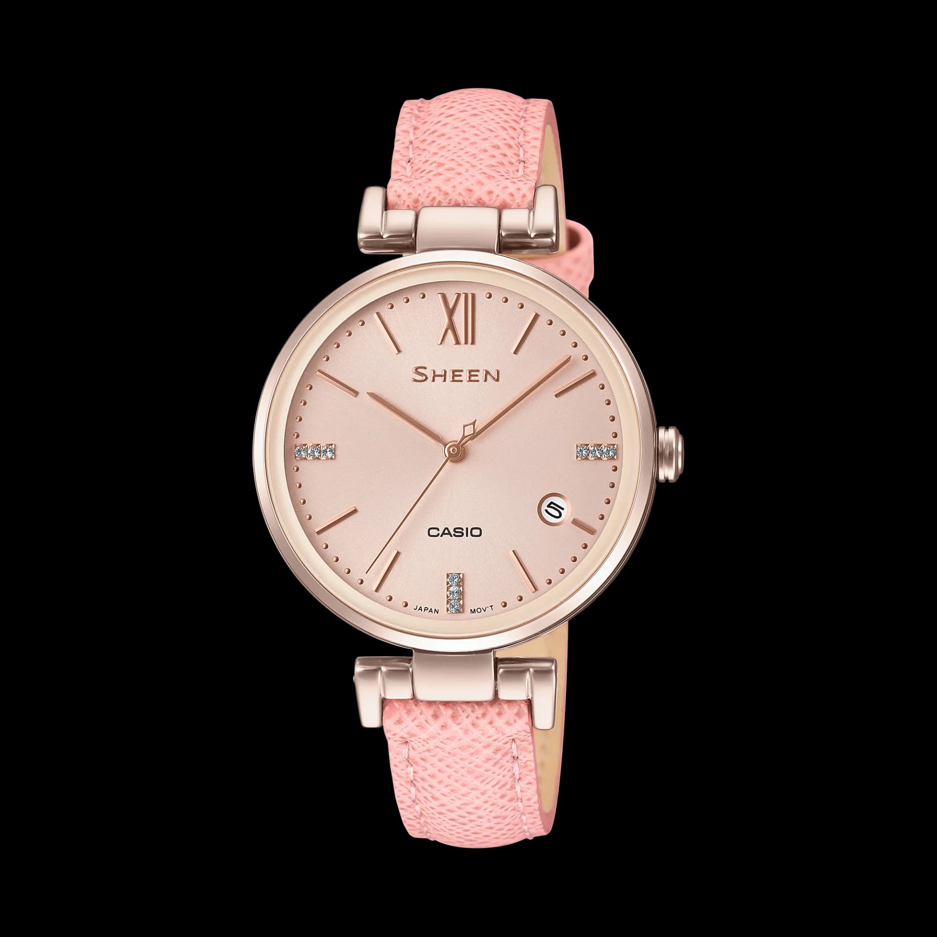 CASIO SHEEN Pink Watch SHE4053CGL4A Cherry Blossom Pink