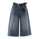 Nostalgic Blue Capri Pants