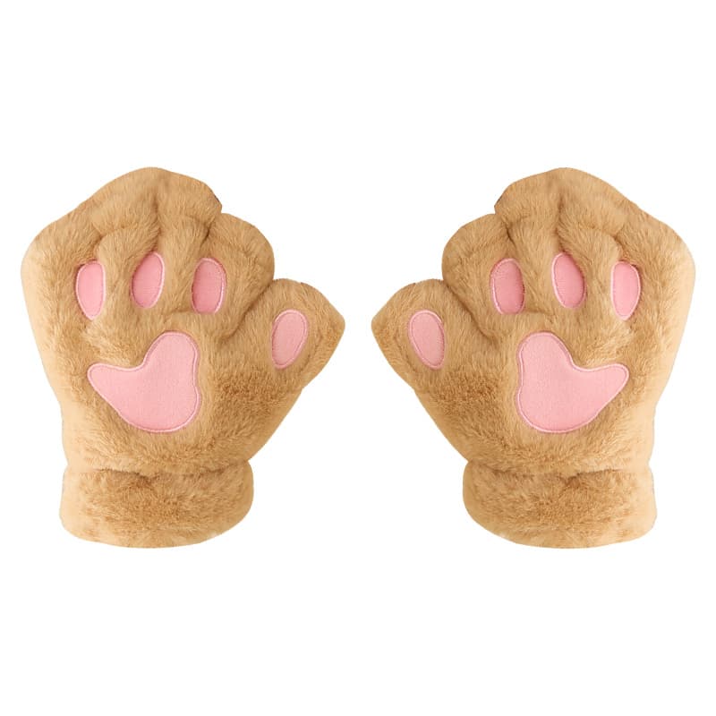 PEAK Knit Khaki cat's paw bear's paw