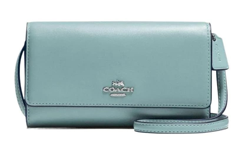COACH Phone Cellphone Pouches Ocean Green Ocean Green