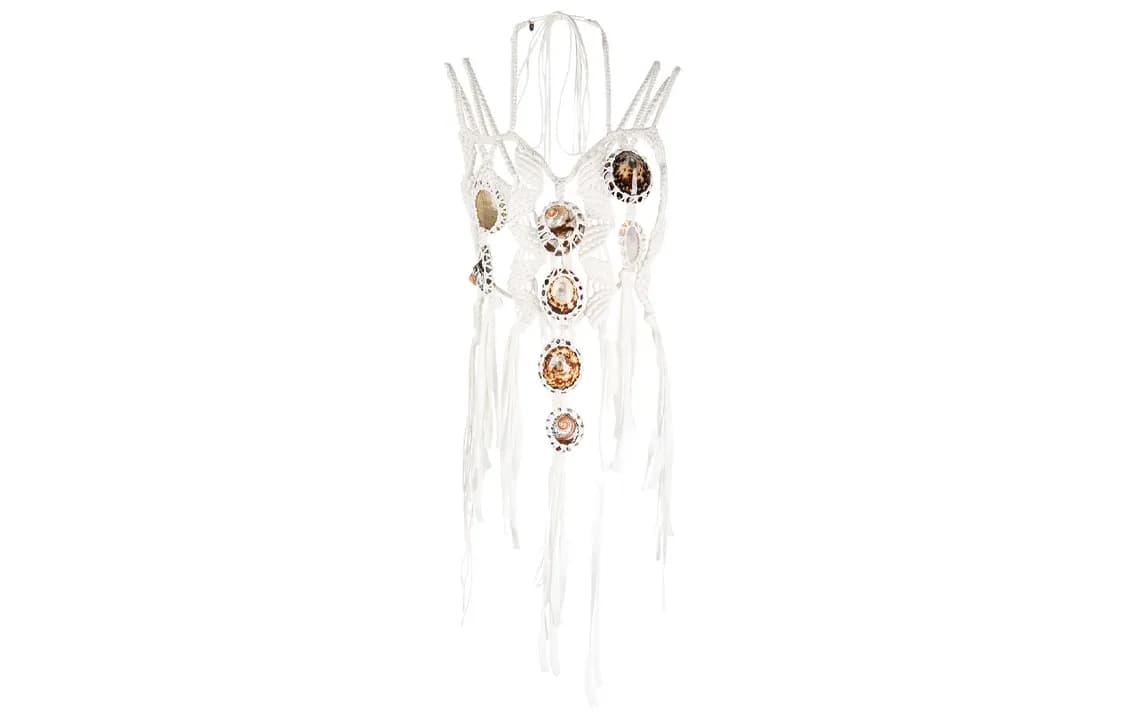 Chloé Macramédetail Necklace White