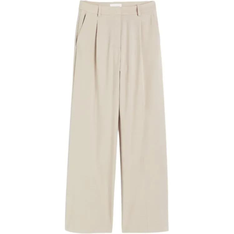 H&M Suit Trousers Beige Beige