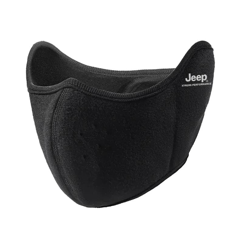 Jeep Polyester Sun Protection Masks Black [Single Pack]