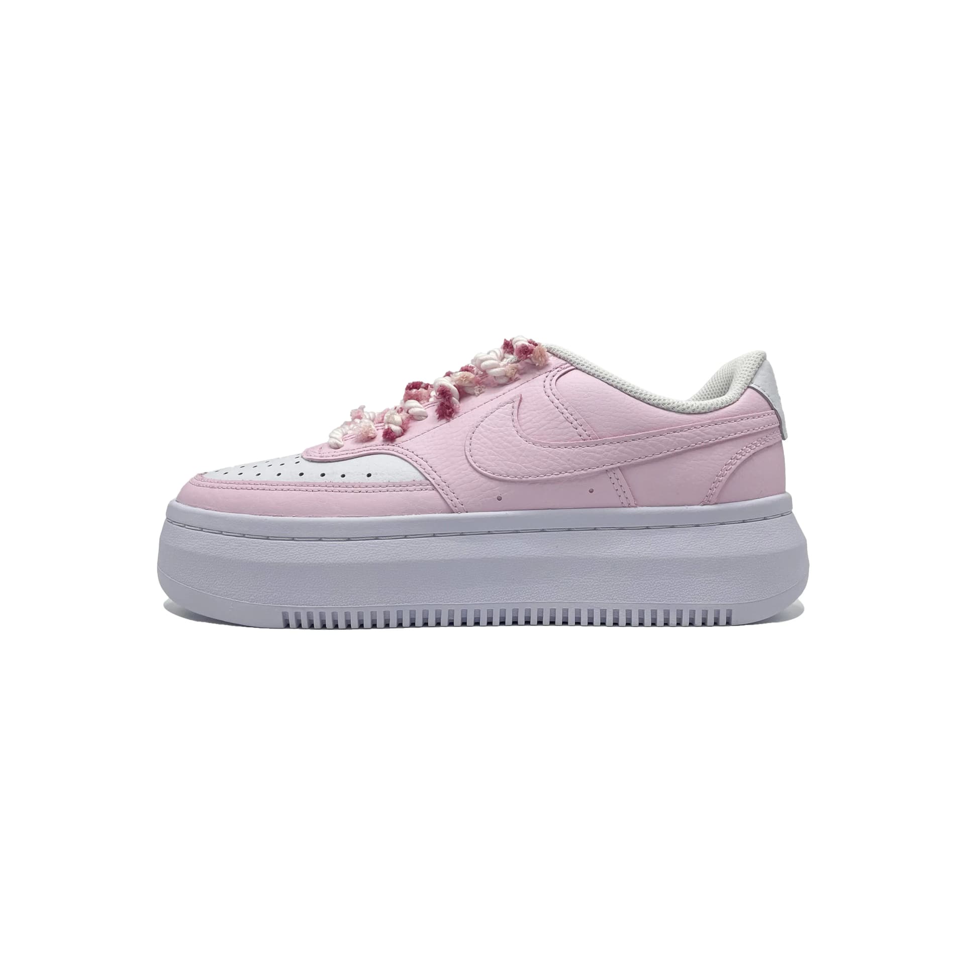 Nike Court Vision 1 Height Increasing Pink White Pink White
