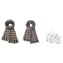 2 Pack (Elegant Orchid+Gray Brown) Butterfly Box