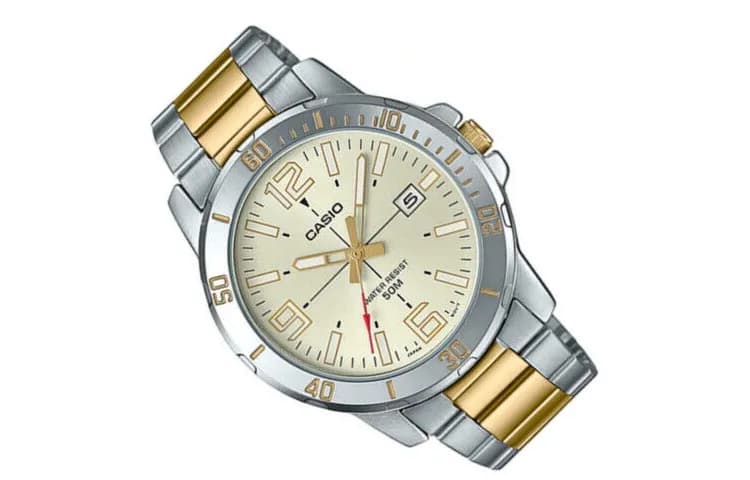 CASIO Men Standard Series White Watch MTPVD01SG9B