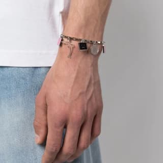 Acne Studios Brass Bracelets Silver