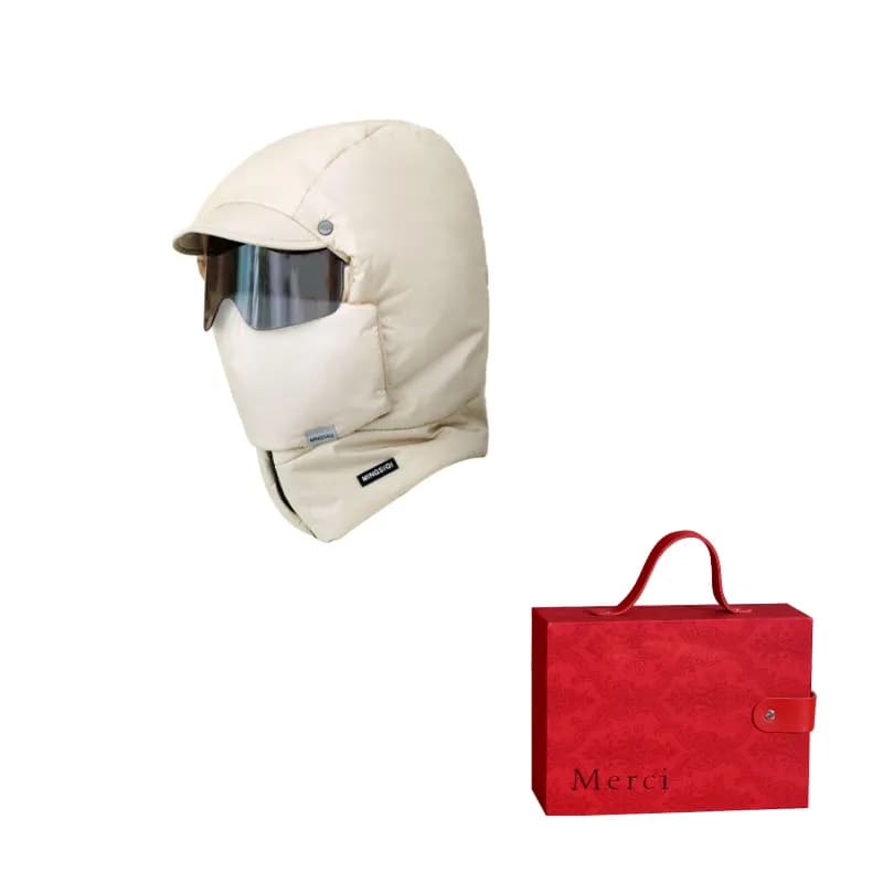 VERENA REINE Polyester Trapper Hats Ecru