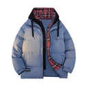 Blue (Black Plaid Hats & Caps Detachable)