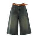 Vintage Blue Capri Pants
