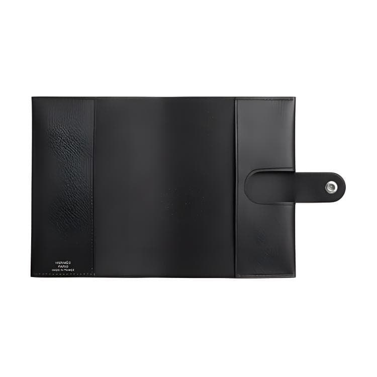HERMES R.M.S Evercolor Calfskin Passport Holder Black